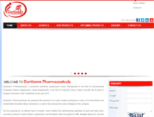 Tablet Screenshot of davidsonspharmaceuticals.com
